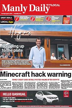 Manly Daily - August 21st 2014